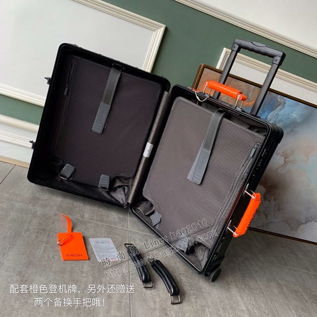 Rimowa拉杆箱 66654 Rimowa x AMBUSH 全鋁鎂合金 全新亮橘色手柄 日默瓦拉箱 行李箱xzx1160